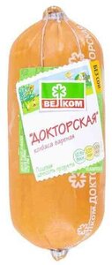 Колбаса вареная Велком Докторская