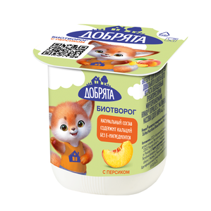Биотворог Добрята персик 4,2%