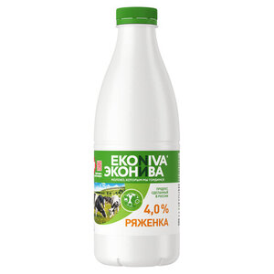 Ряженка «ЭкоНива» 4% БЗМЖ, 1 кг