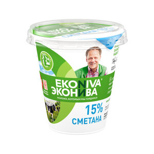 Сметана EkoNiva 15%