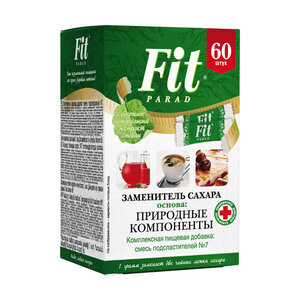 Заменитель сахара  60*1г ТМ Фитпарад